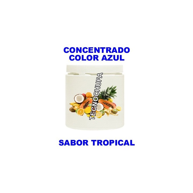 BLUE TROPICAL FLAVOR AND COLOR CONCENTRATE FOR COTTON CANDY