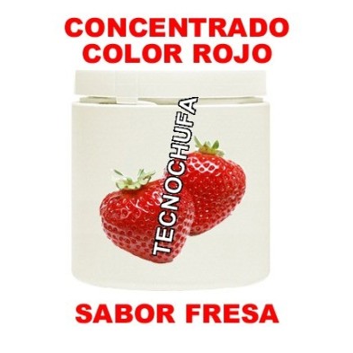 CONCENTRADO DE COLOR ROJO Y SABOR FRESA PARA ALGODON DULCE