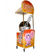 STREET CANDY CART FOR COTTON CANDY MACHINE WITH CANOPY