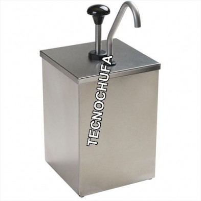 DISTRIBUTEUR SIMPLE POUR TOPPING AVEC POMPE INOX