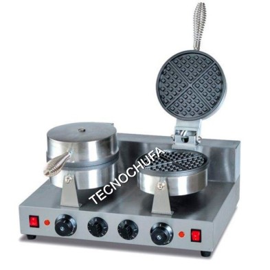 WAFFLE MACHINE W 4 R DOUBLE